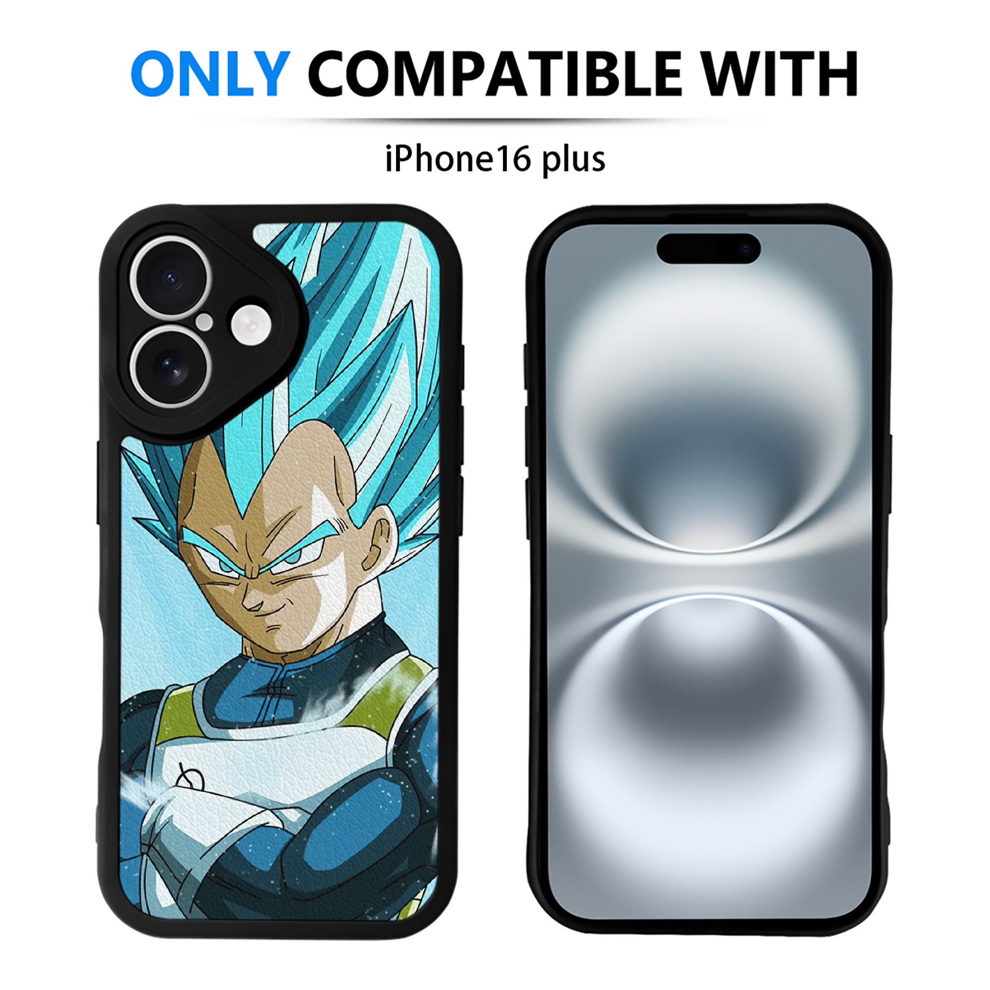 （画像用） ドラゴンボール DRAGON BALL 【iPhone 16シリーズ対応】シリコンスマホケース（レザー調） 材質：シリコン